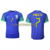 Original Fußballtrikot Brasilien Lucas Paqueta 7 Auswärtstrikot WM 2022 Für Herren